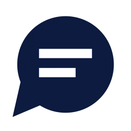 Message text icon, Sharp Solid style