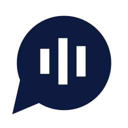 Message voice icon, Sharp Solid style