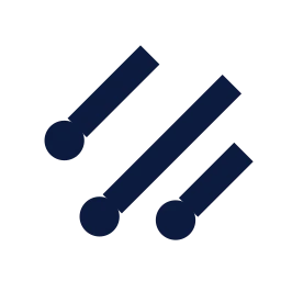 Meteor shower icon, Sharp Solid style