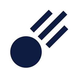 Meteor icon, Sharp Solid style