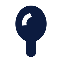 Mirror icon, Sharp Solid style