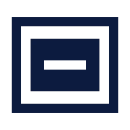 Modal icon, Sharp Solid style