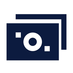 Money stack icon, Sharp Solid style