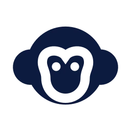 Monkey icon, Sharp Solid style
