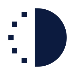 Moon half icon, Sharp Solid style
