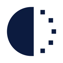 Moon last quarter icon, Sharp Solid style