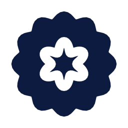 Mooncake icon, Sharp Solid style