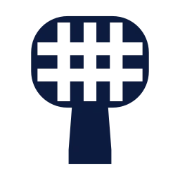 Mosquito bat icon, Sharp Solid style