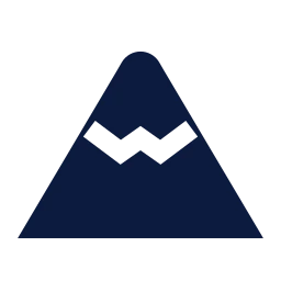 Mountain icon, Sharp Solid style