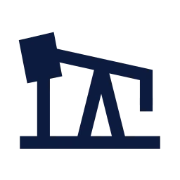 Oil pump icon, Sharp Solid style