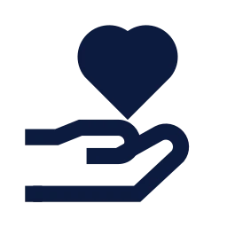 Patient care icon, Sharp Solid style