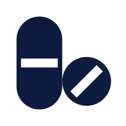 Pills icon, Sharp Solid style