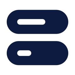 Poll icon, Sharp Solid style