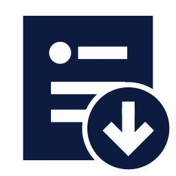 Post down icon, Sharp Solid style