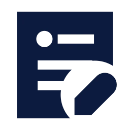 Post edit icon, Sharp Solid style