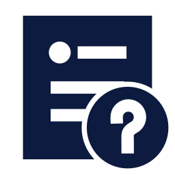 Post question icon, Sharp Solid style