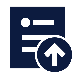 Post up icon, Sharp Solid style