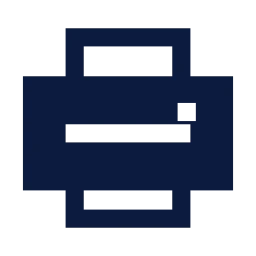 Printer icon, Sharp Solid style