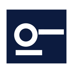 Profile cover icon, Sharp Solid style