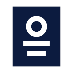 Profile page icon, Sharp Solid style