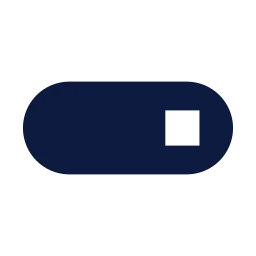 Progress bar icon, Sharp Solid style
