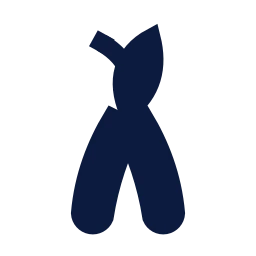 Pruning shears icon, Sharp Solid style