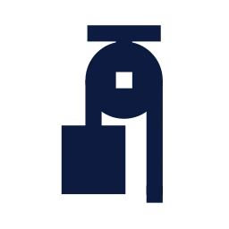 Pulley icon, Sharp Solid style