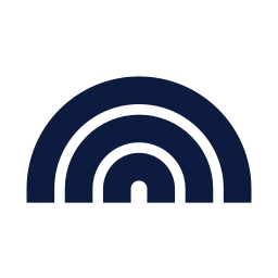Rainbow icon, Sharp Solid style