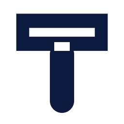 Razor icon, Sharp Solid style