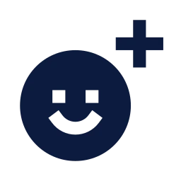 Reaction add icon, Sharp Solid style