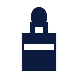 Reagent bottle icon, Sharp Solid style