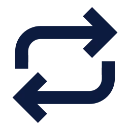 Repeat icon, Sharp Solid style