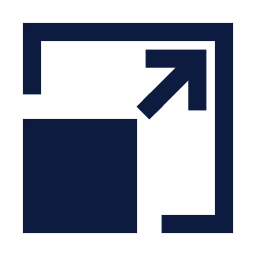 Resize icon, Sharp Solid style