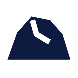 Rock icon, Sharp Solid style