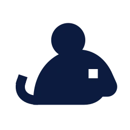 Rodent icon, Sharp Solid style