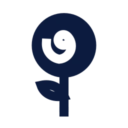 Rose icon, Sharp Solid style