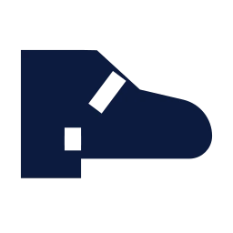 Shoe icon, Sharp Solid style