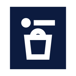 Shoppable post icon, Sharp Solid style
