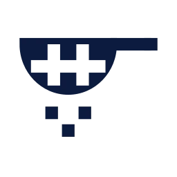 Sieve icon, Sharp Solid style