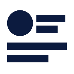 Skeleton loader icon, Sharp Solid style