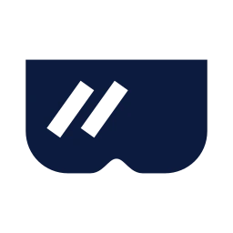 Ski goggles icon, Sharp Solid style