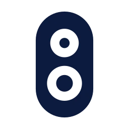 Smart doorbell icon, Sharp Solid style