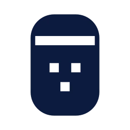 Smart speaker icon, Sharp Solid style