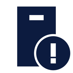Smartphone alert icon, Sharp Solid style