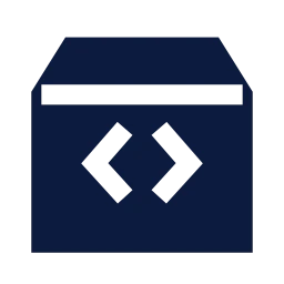 Software package icon, Sharp Solid style