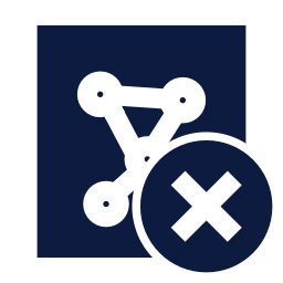 Star chart x icon, Sharp Solid style