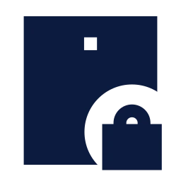 Tablet lock icon, Sharp Solid style