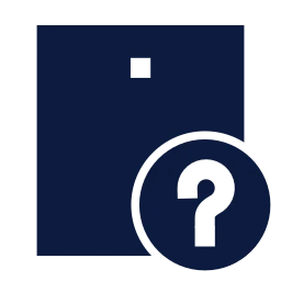 Tablet question icon, Sharp Solid style