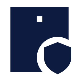 Tablet shield icon, Sharp Solid style