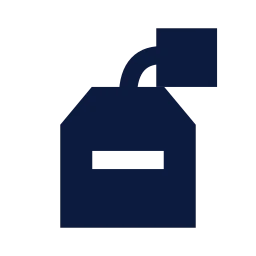 Teabag icon, Sharp Solid style